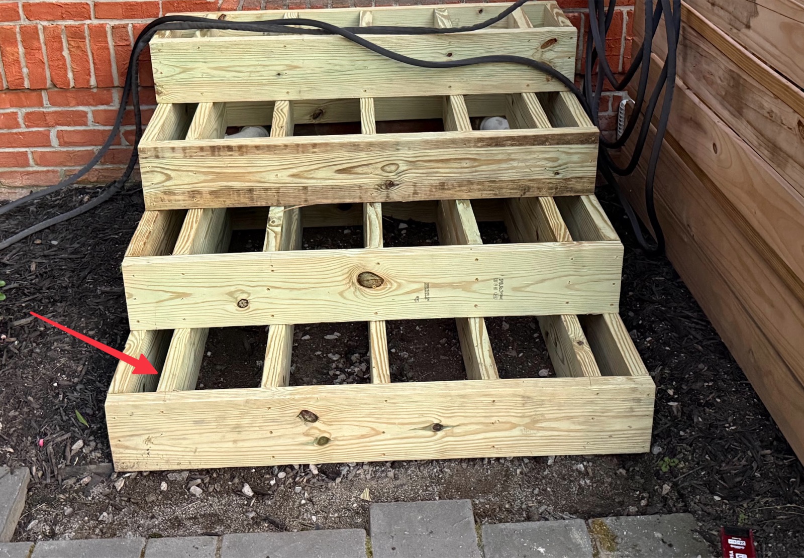 Replacing steps photo 13
